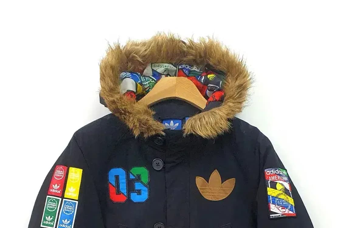 아디다스 ADIDAS 프린팅 패딩 블랙 3400004 상품이미지3