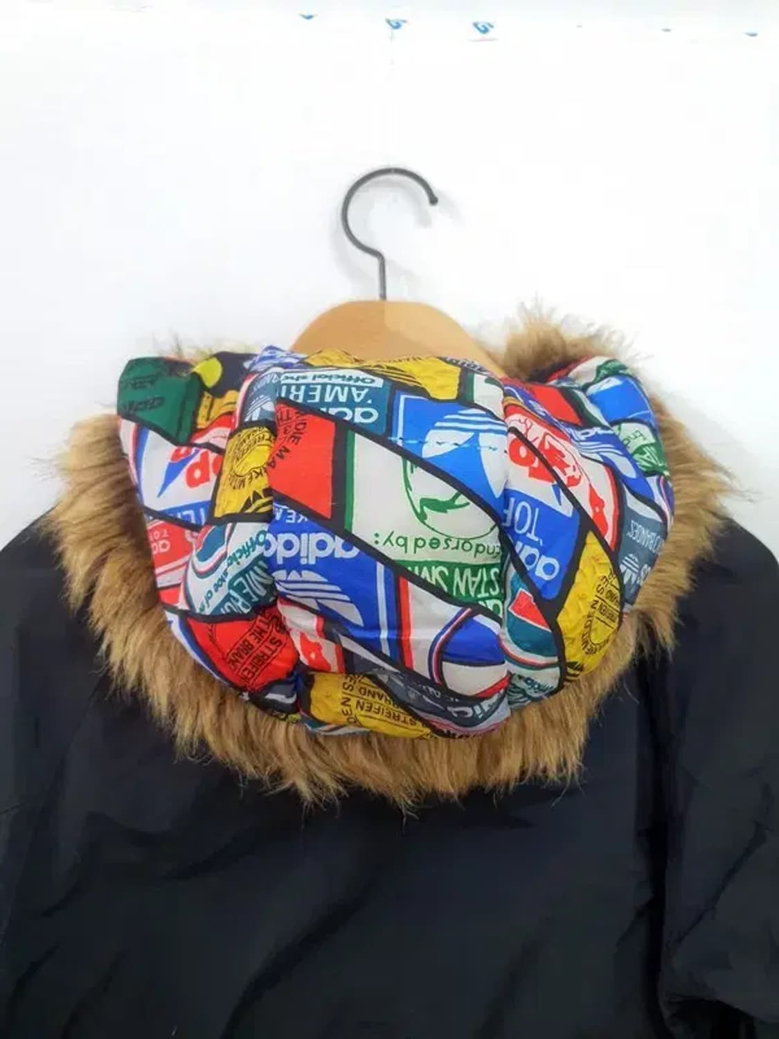 아디다스 ADIDAS 프린팅 패딩 블랙 3400004 상품이미지8