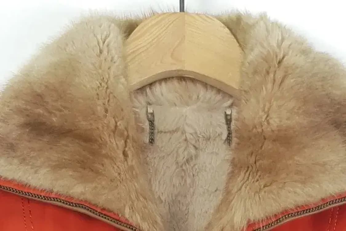 닥스 DAKS 여성 자켓 토끼털 양가죽 코랄 3400032 상품이미지5