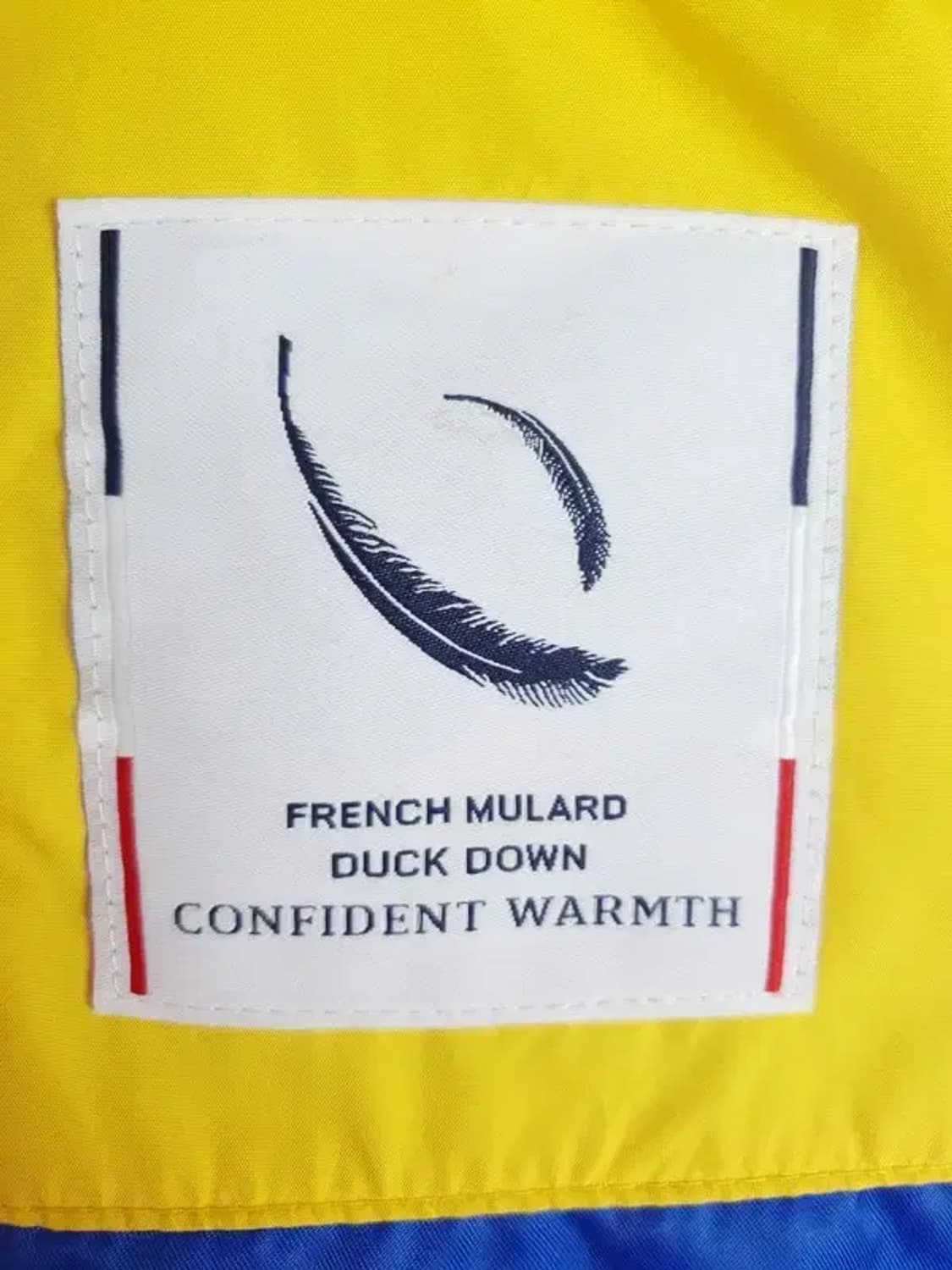 르꼬끄 LECOQ SPORTIF 덕다운 패딩 조끼 옐로우 3400037 상품이미지9