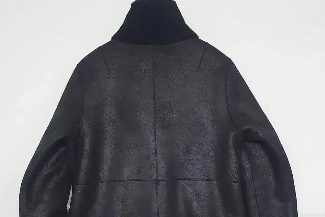 라돌체비타 블랙 무스탕 코트 블랙 3400026 상품이미지6