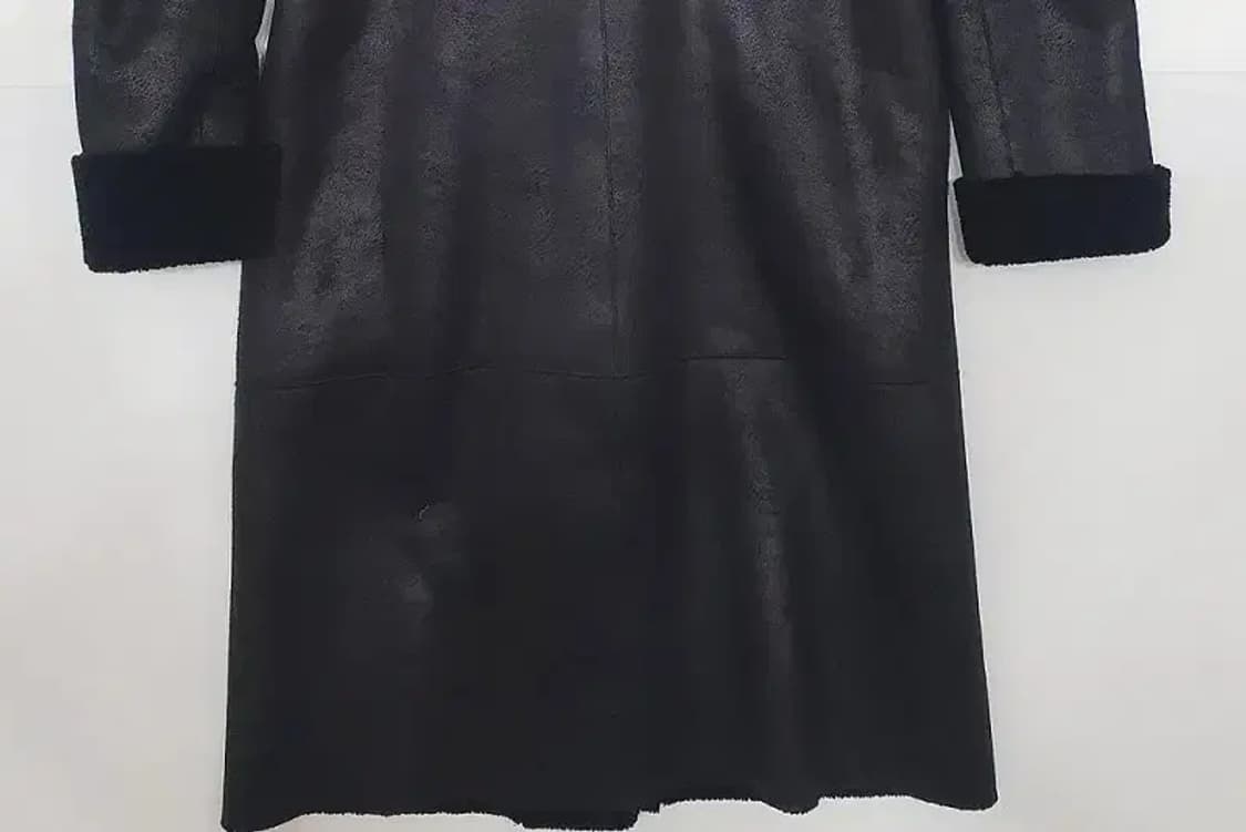 라돌체비타 블랙 무스탕 코트 블랙 3400026 상품이미지7