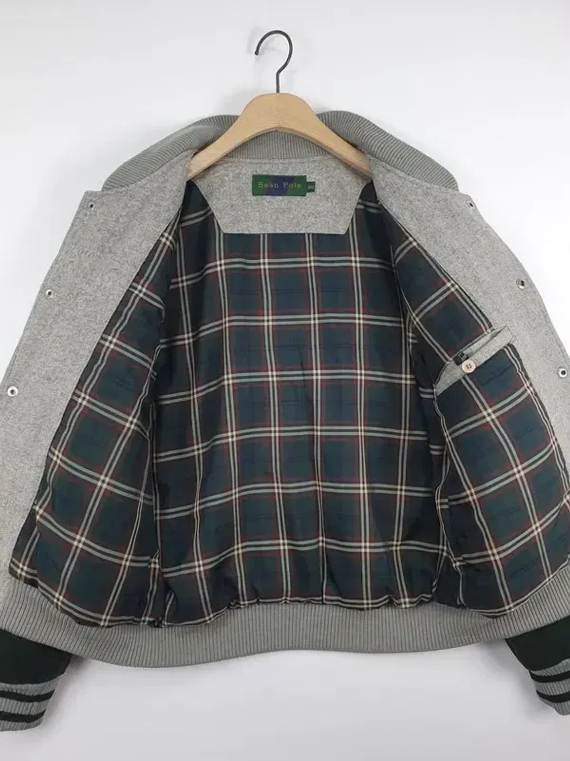 빈폴 BEANPOLE 빅로고 바시티 모직 야구잠바 3400039 상품이미지8