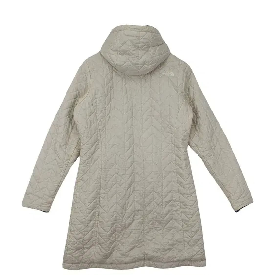 노스페이스 양면 퀄팅 패딩점퍼 코트 베이지/네이비 3400060 상품이미지2