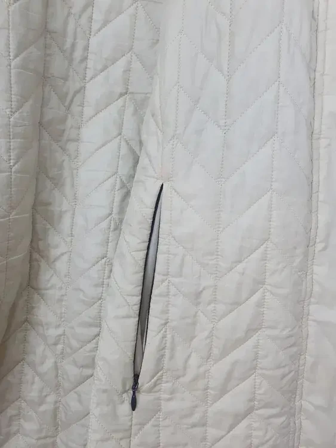 노스페이스 양면 퀄팅 패딩점퍼 코트 베이지/네이비 3400060 상품이미지7