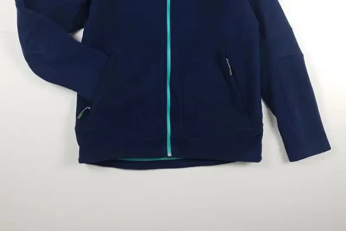 뉴발란스 NB 기모 후드 후리스 네이비 싸이언 3400042 상품이미지4