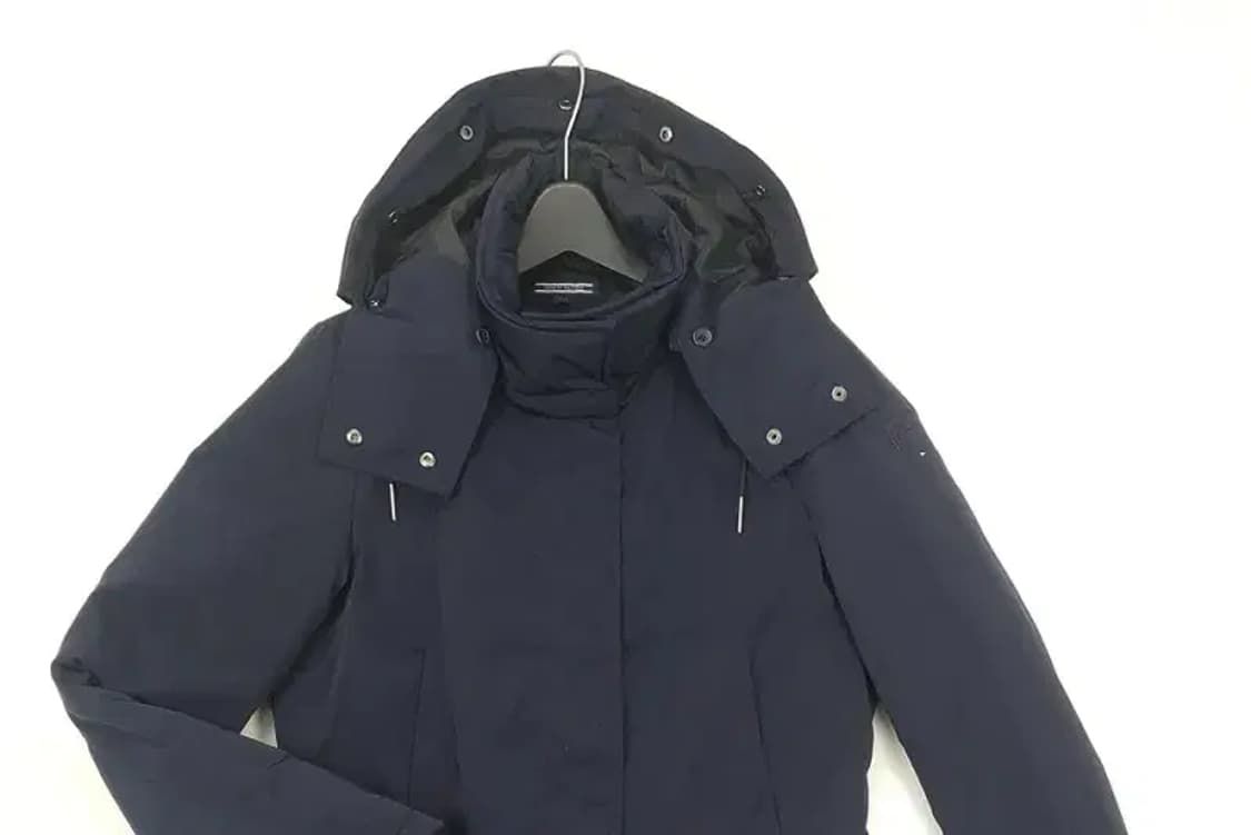 타미힐피거 TOMMY 후드 트렌치 패딩 코트 네이비 3400068 상품이미지4