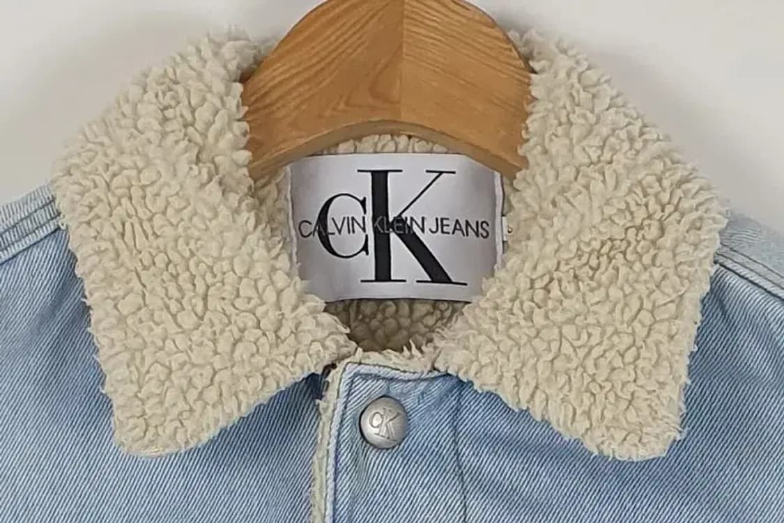 캘빈클라인 CALVIN KLEIN 데님 자켓 라이트 블루 3400054 상품이미지5