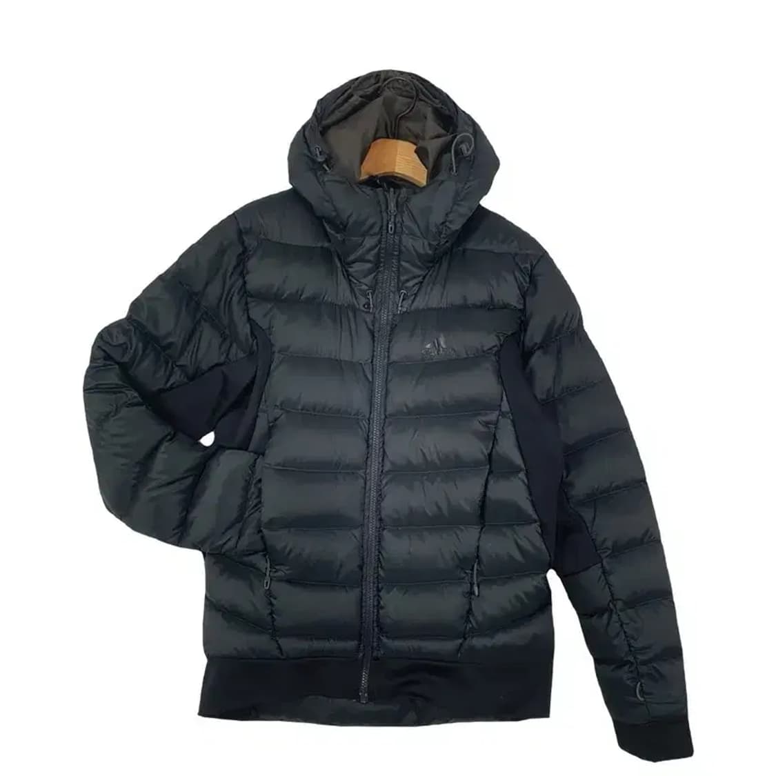 아디다스 ADIDAS 하이브리드 덕다운 패딩 다크카키 3400061 상품이미지1