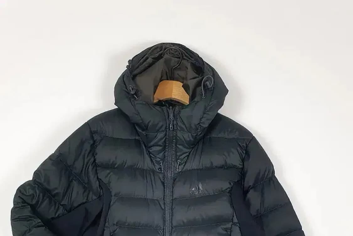 아디다스 ADIDAS 하이브리드 덕다운 패딩 다크카키 3400061 상품이미지4