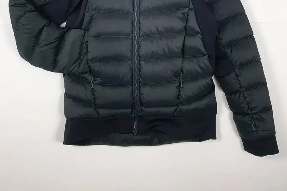 아디다스 ADIDAS 하이브리드 덕다운 패딩 다크카키 3400061 상품이미지5