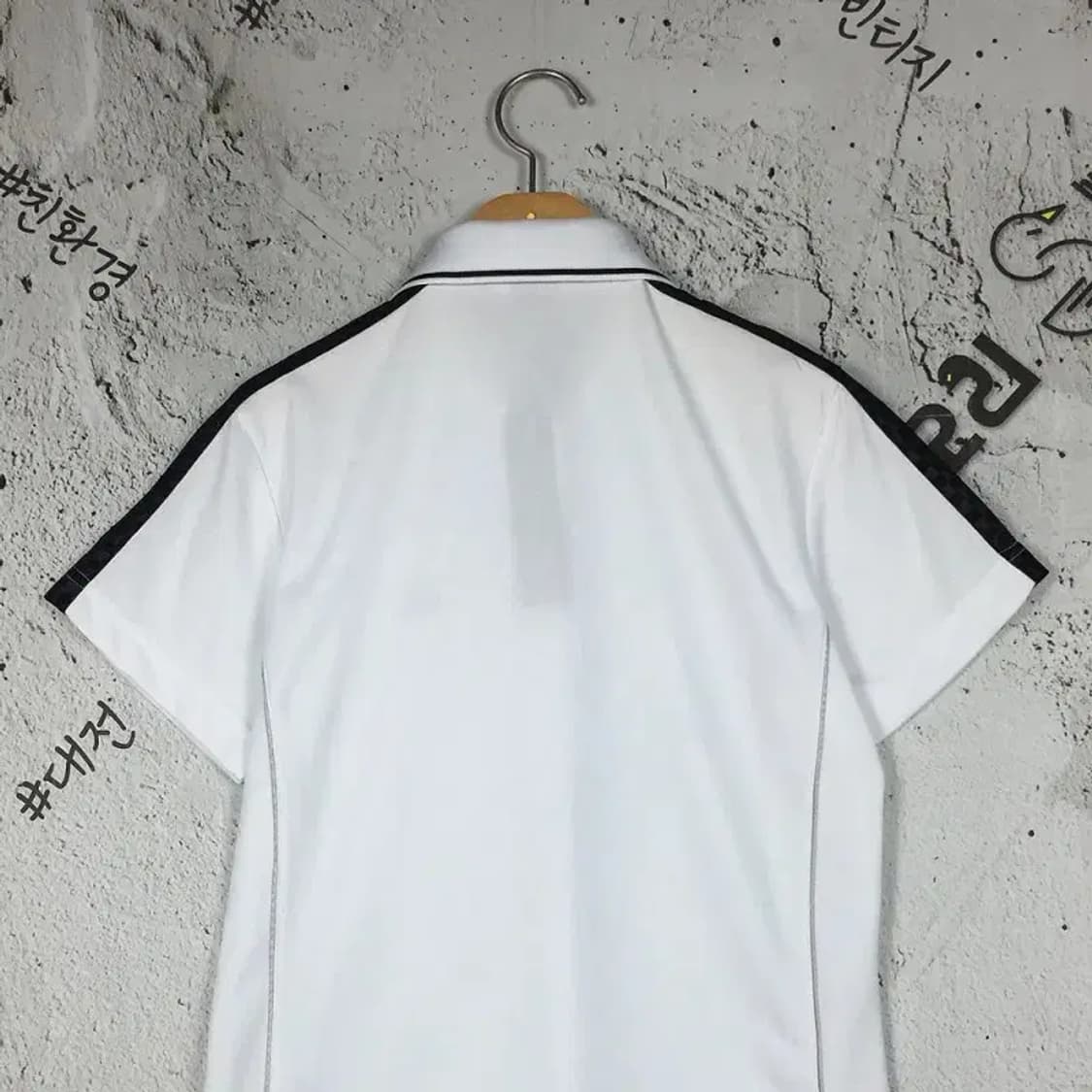 [새상품] 르까프 여성 기능성 반팔 카라티 화이트 95 1000501 상품이미지6