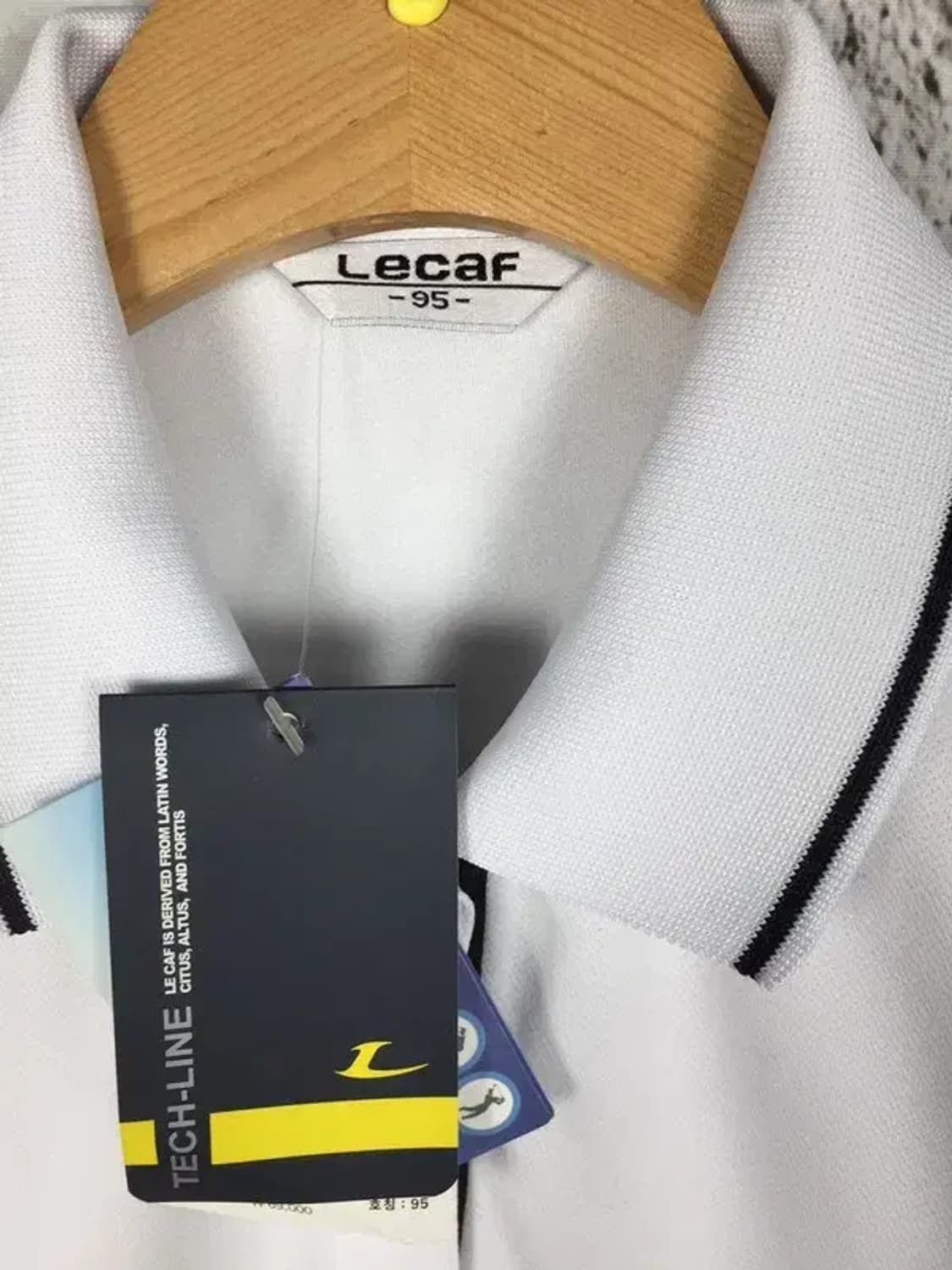 [새상품] 르까프 여성 기능성 반팔 카라티 화이트 95 1000501 상품이미지9