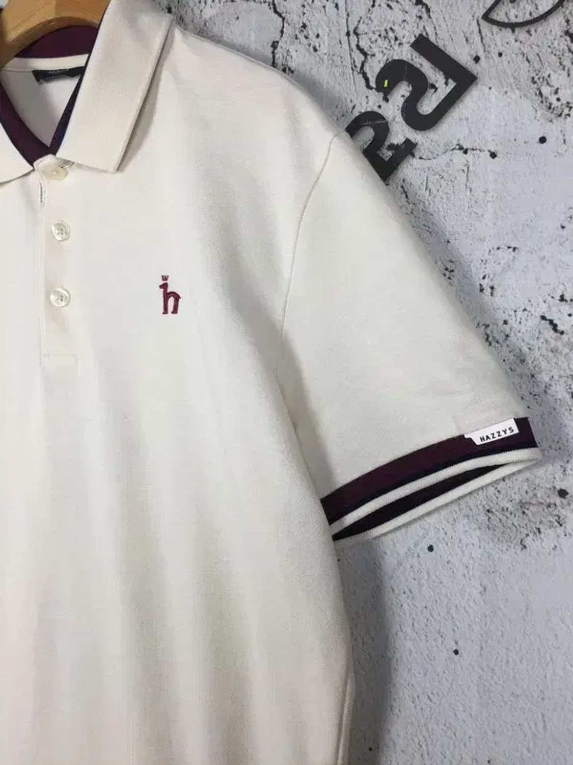 헤지스 HAZZYS 골프 반팔 카라티 크림 100 1000502 상품이미지8