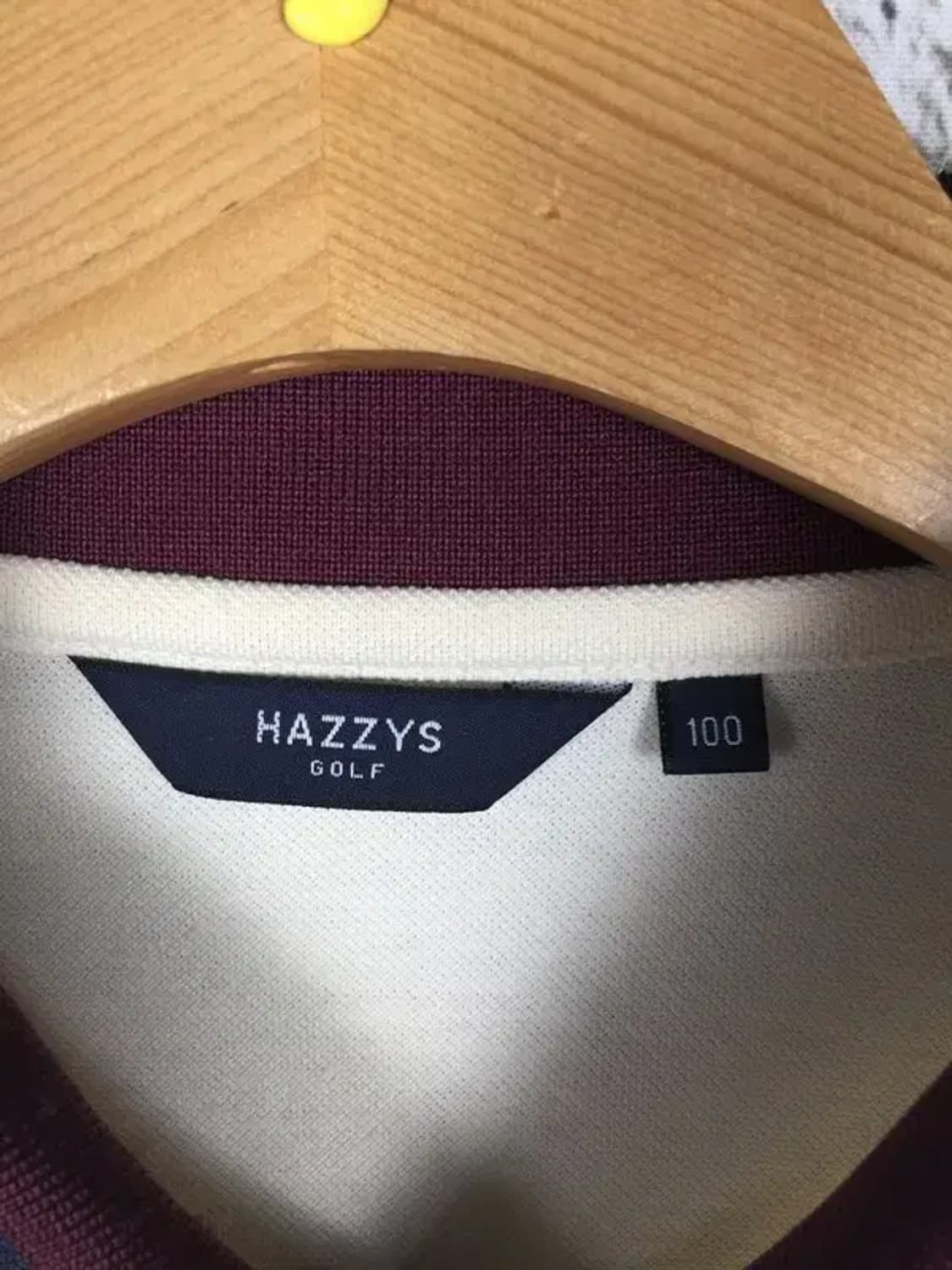 헤지스 HAZZYS 골프 반팔 카라티 크림 100 1000502 상품이미지9