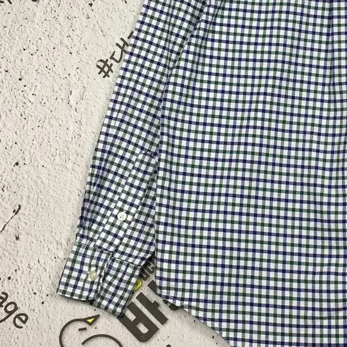 랄프로렌 여성 긴팔 셔츠 블루그린 깅엄 12(150/76) 1100334 상품이미지6