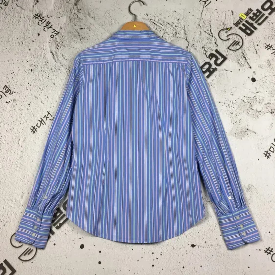 랄프로렌 여성 스트라이프 긴팔 셔츠 블루 S(14) 1100338 상품이미지2