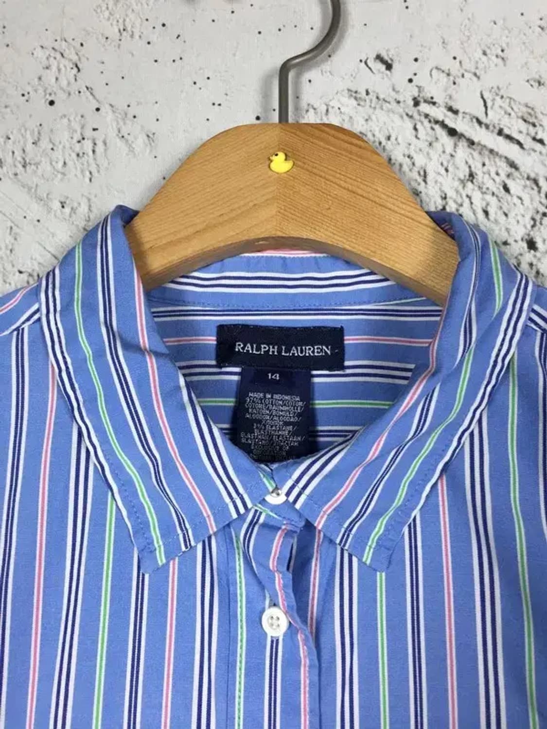 랄프로렌 여성 스트라이프 긴팔 셔츠 블루 S(14) 1100338 상품이미지8