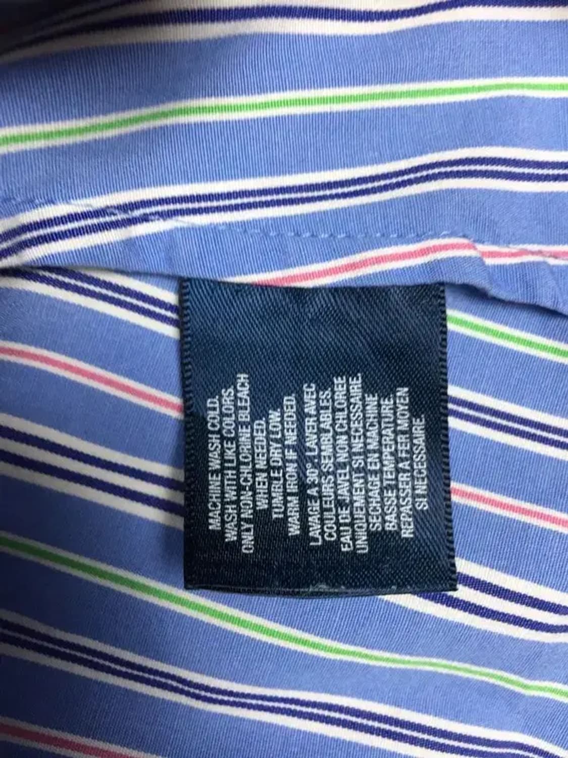 랄프로렌 여성 스트라이프 긴팔 셔츠 블루 S(14) 1100338 상품이미지9