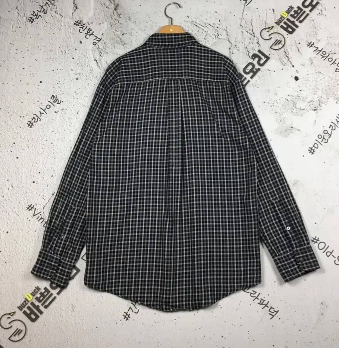 리바이스 LEVI'S 긴팔 셔츠 블랙 세퍼드체크 105 1100335 상품이미지2