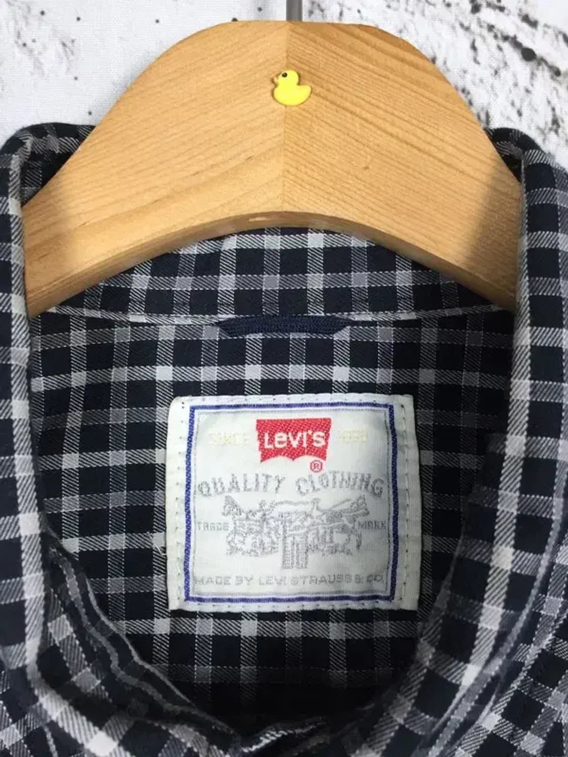 리바이스 LEVI'S 긴팔 셔츠 블랙 세퍼드체크 105 1100335 상품이미지9