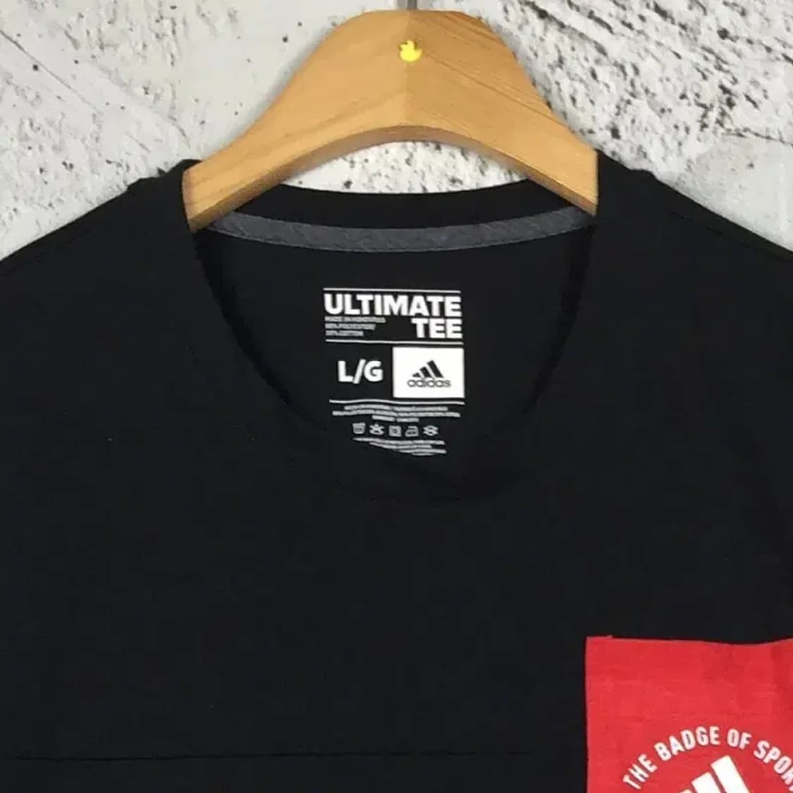 아디다스 퍼포먼스 얼티메이트 라운드 포켓 반팔 티 블랙 L 1000504 상품이미지4