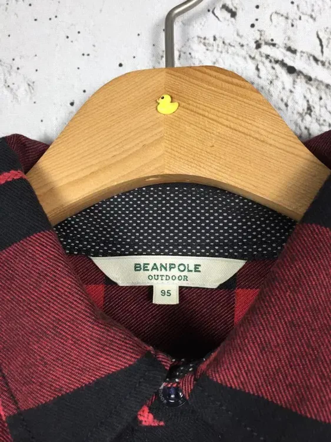 빈폴 아웃도어 도톰 포켓 셔츠 긴팔 레드 타탄 95 1100336 상품이미지7