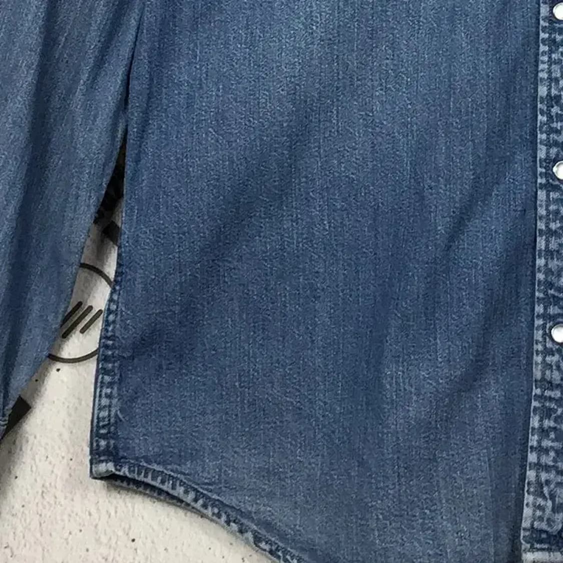 리바이스 LEVI'S 웨스턴 데님 셔츠 중청 XL 1100337 상품이미지6