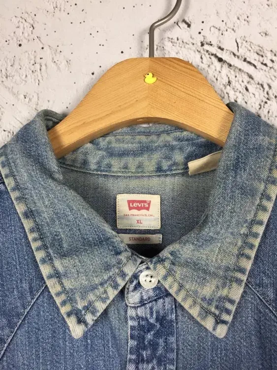 리바이스 LEVI'S 웨스턴 데님 셔츠 중청 XL 1100337 상품이미지9