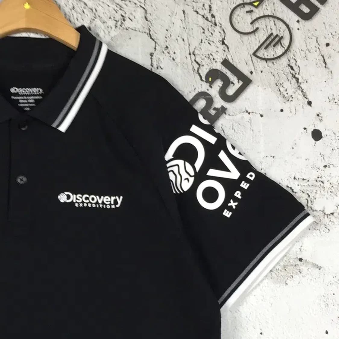 디스커버리 기능성 에버스 폴로 반팔 카라티 블랙 100 1000507 상품이미지9