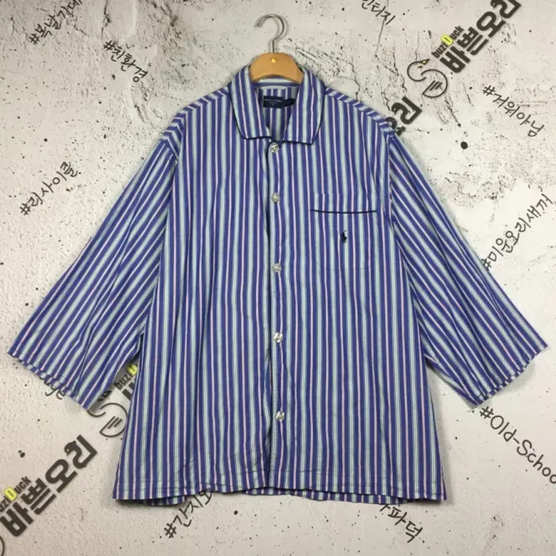 폴로랄프로렌 POLO 잠옷 슬립웨어 셔츠 네이비 XL 1100342 상품이미지1