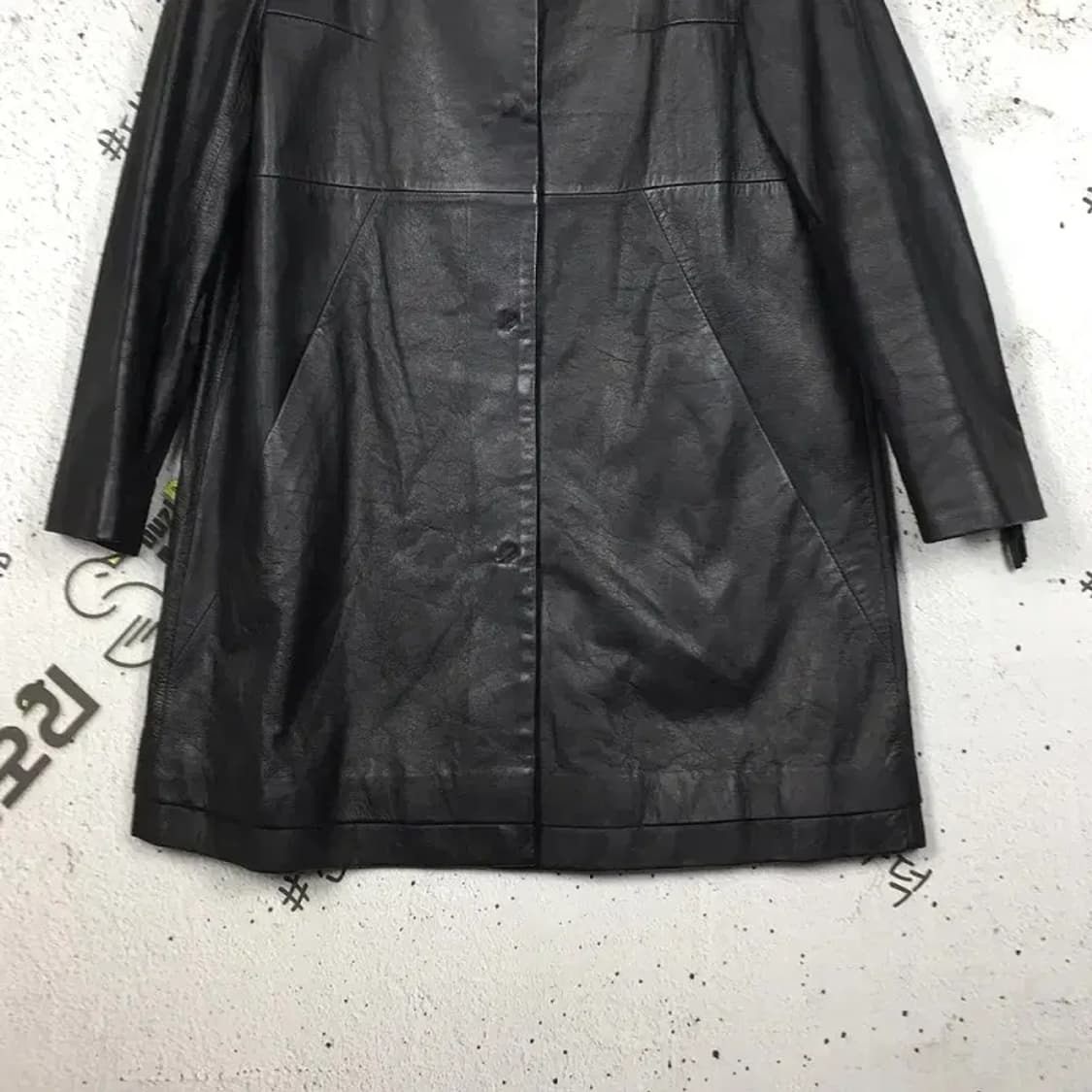 카시바디 KASIBADY 여성 천연 양가죽 코트 블랙 55 3200073 상품이미지5