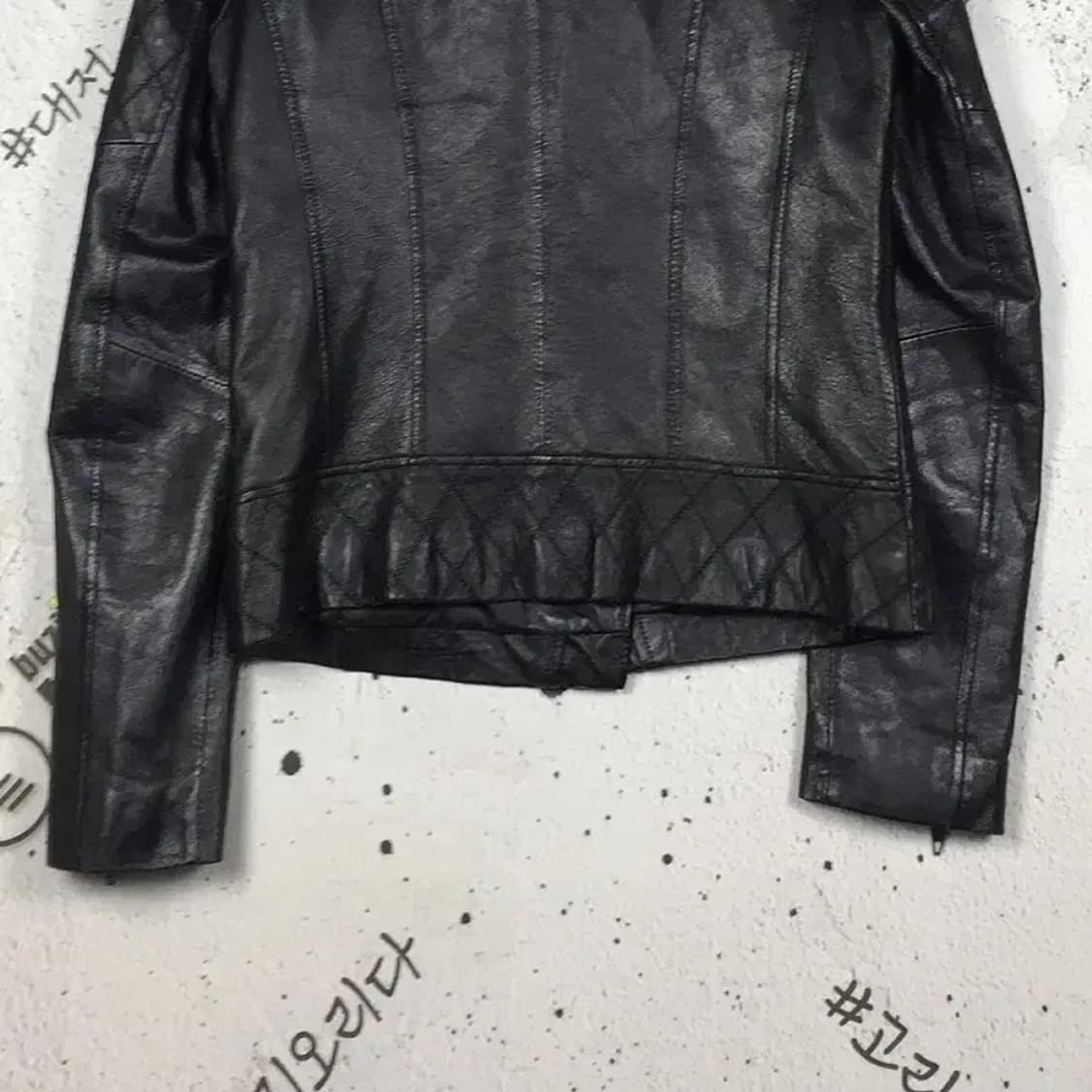 카시바디 여성 양가죽 라이더 자켓 블랙 55 3200066 상품이미지8