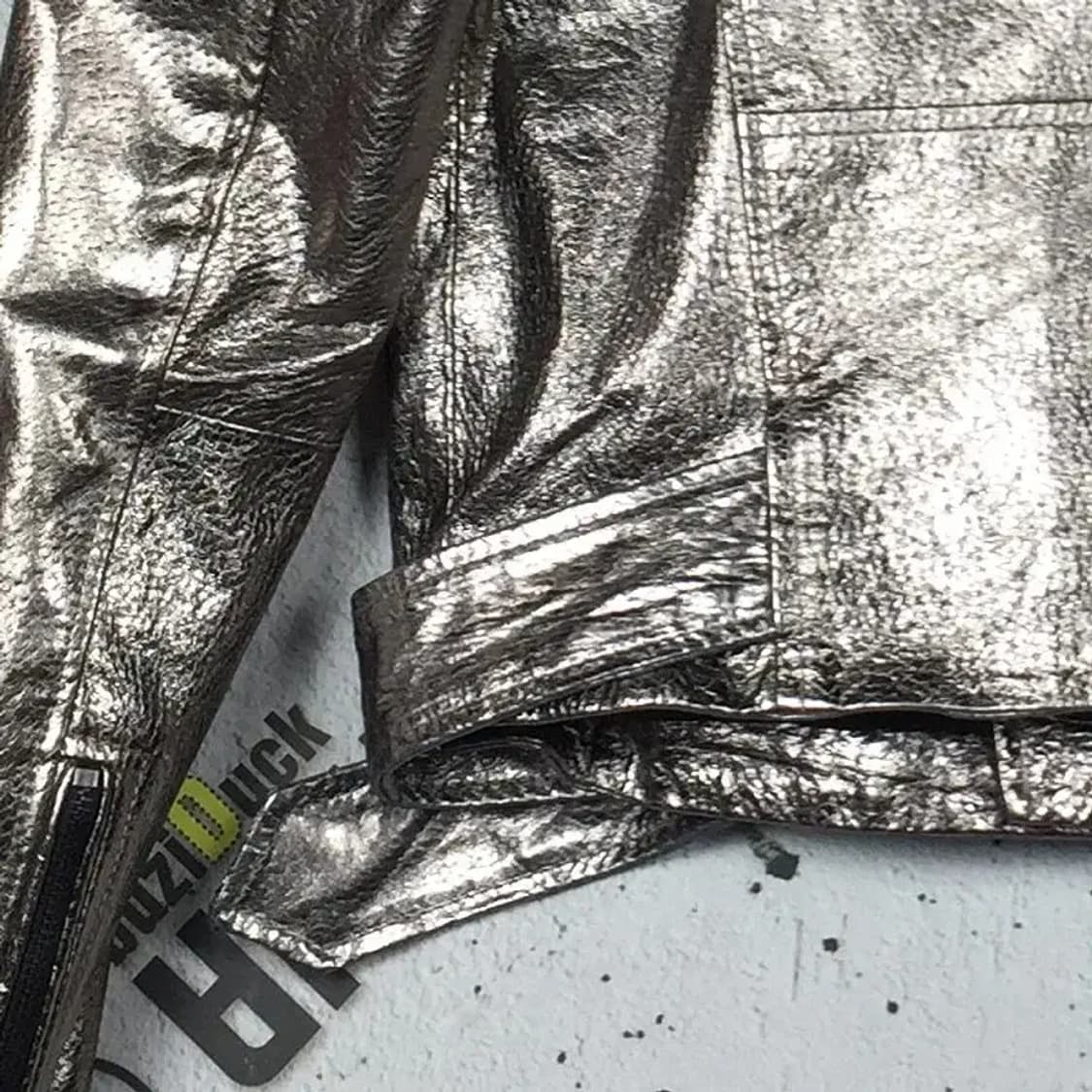 자라 ZARA 여성 건메탈 실버 모토재킷 XS 3200069 상품이미지5