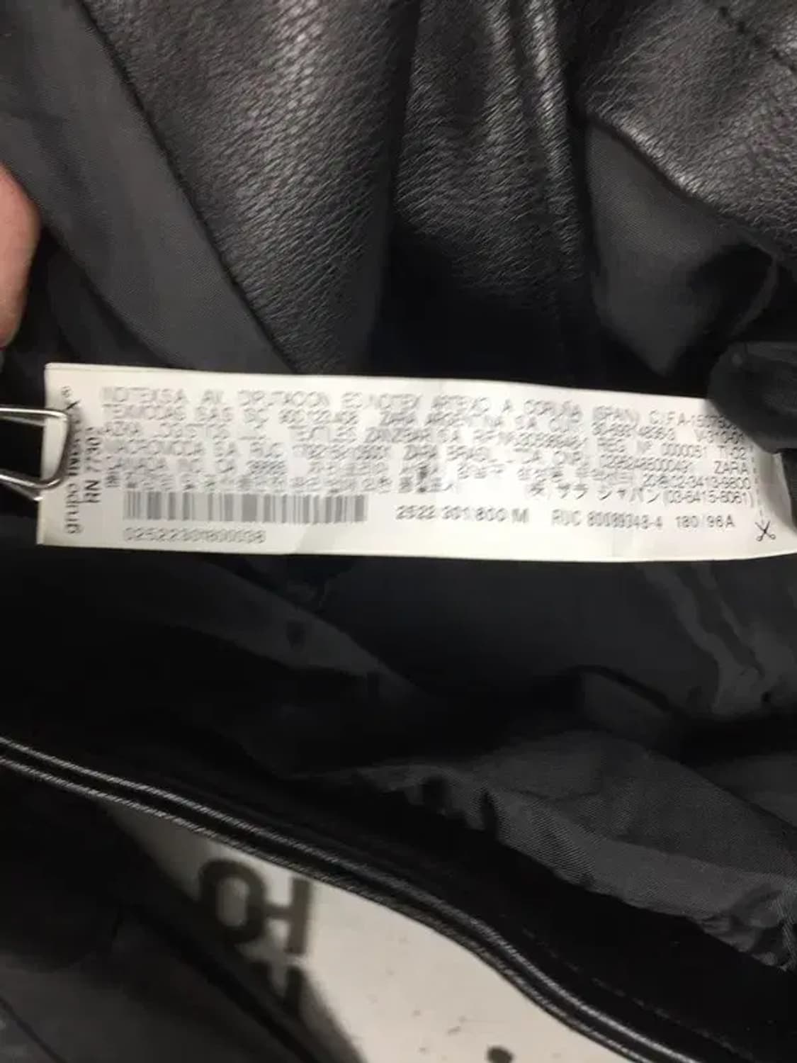 자라 ZARA 맨 바이커 라이더 가죽 자켓 블랙 USA M 3200070 상품이미지7