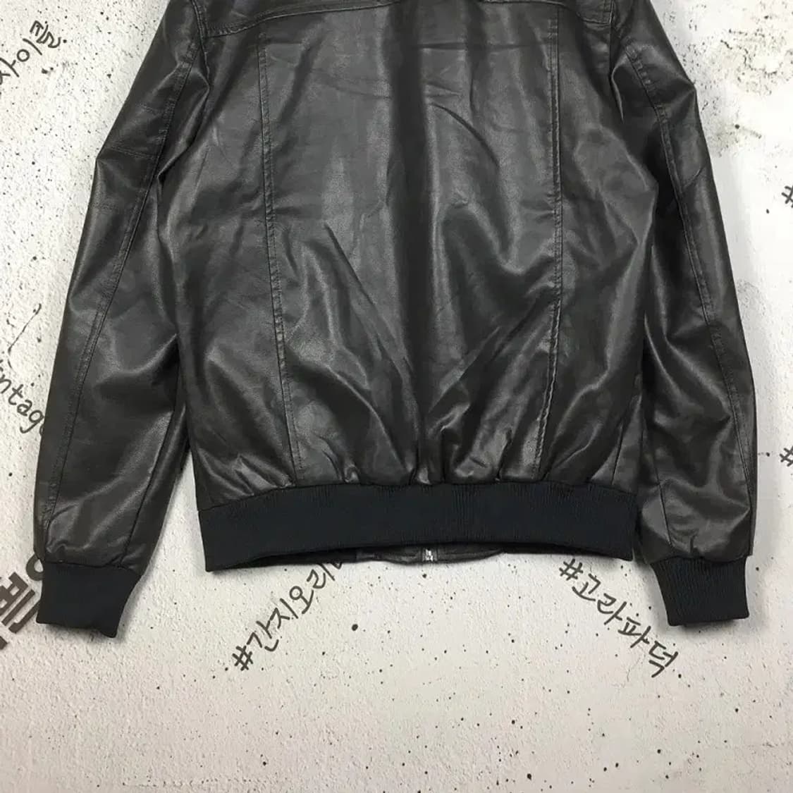하이넥 바이커 라이딩 가죽 자켓 블랙 M 3200072 상품이미지6
