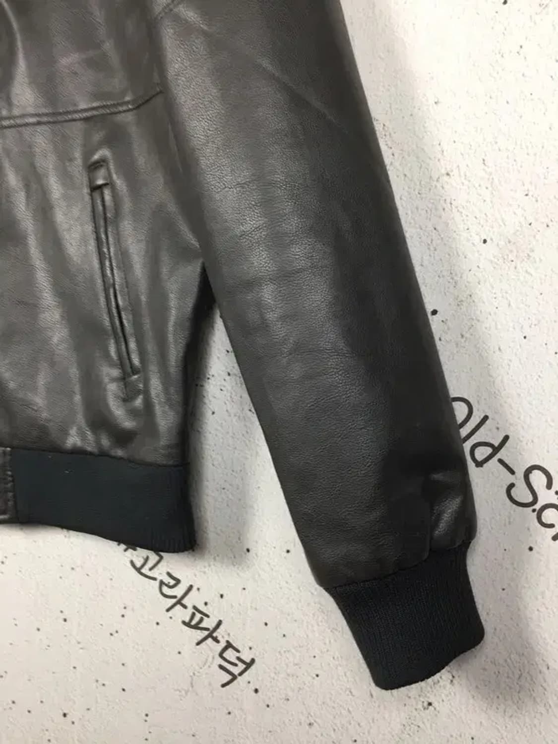 하이넥 바이커 라이딩 가죽 자켓 블랙 M 3200072 상품이미지9