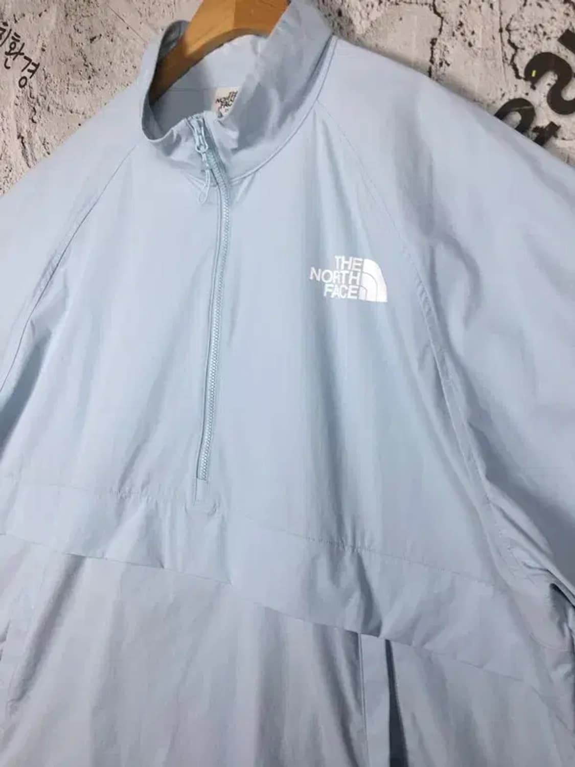 노스페이스 아이스런 하프집업 바람막이 라이트 블루 2XL 3800190 상품이미지8