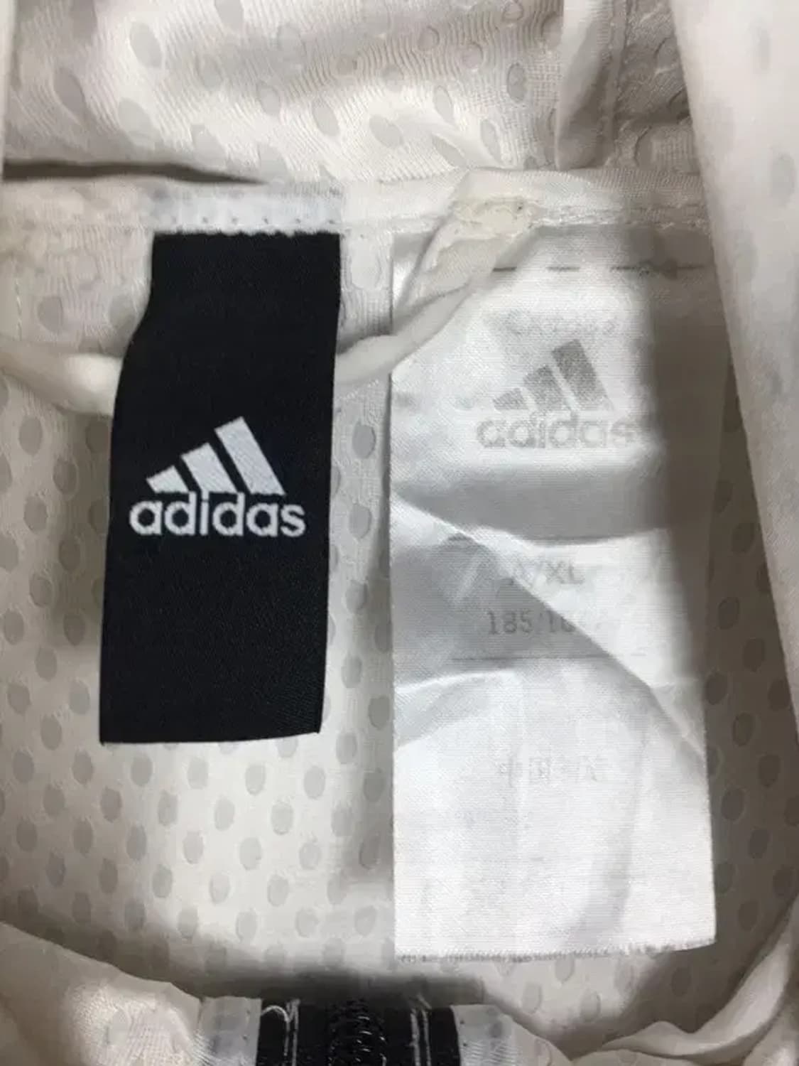 아디다스 3S 화이트 우븐 윈드브레이커 자켓 화이트 XL 3800191 상품이미지9