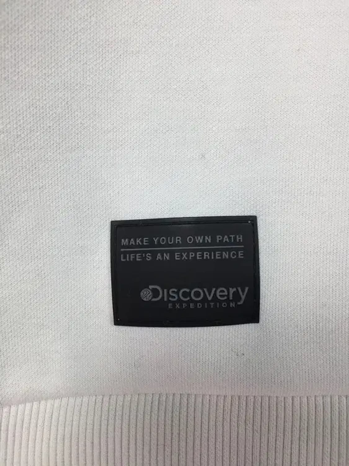 디스커버리 빅로고 기모 후드티 화이트 105 2300200 상품이미지7