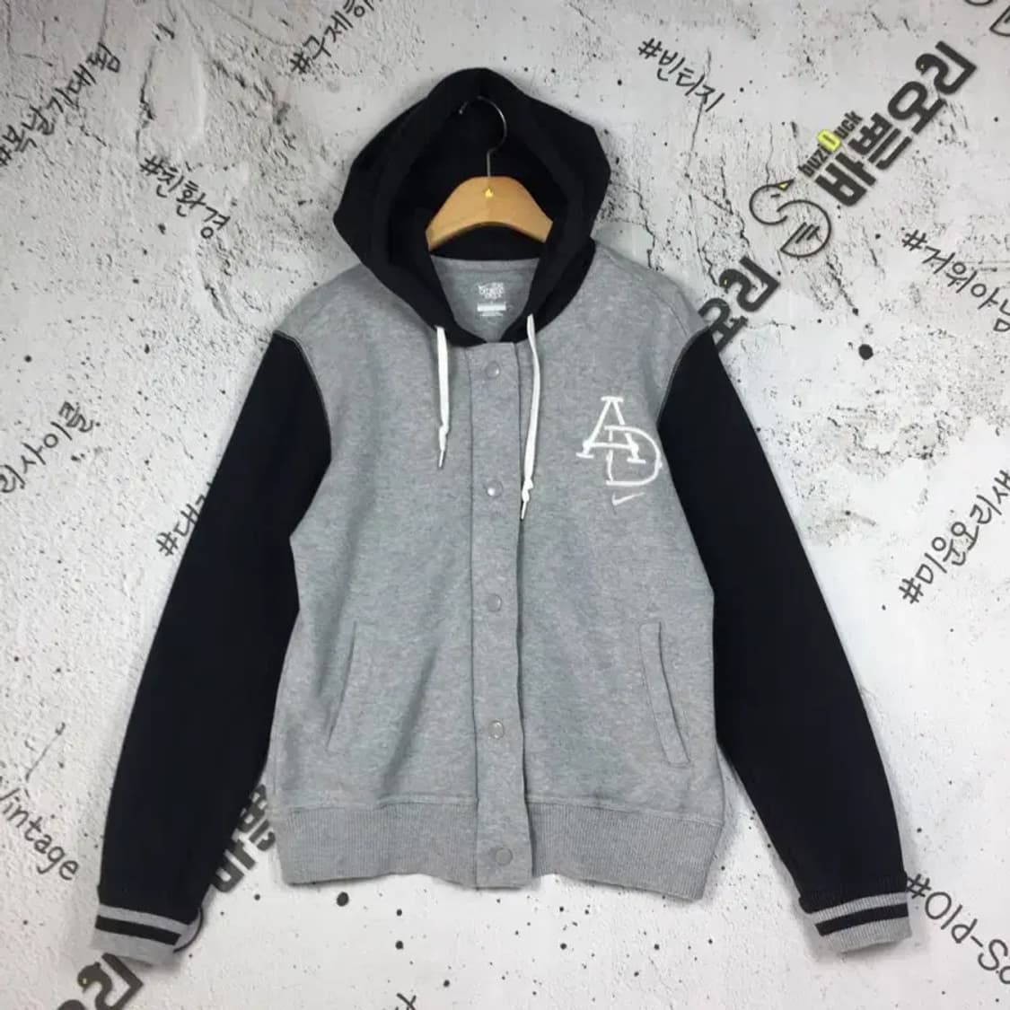 나이키 NIKE 여성 후드 야구잠바 라이트 그레이 90 2300203 상품이미지1