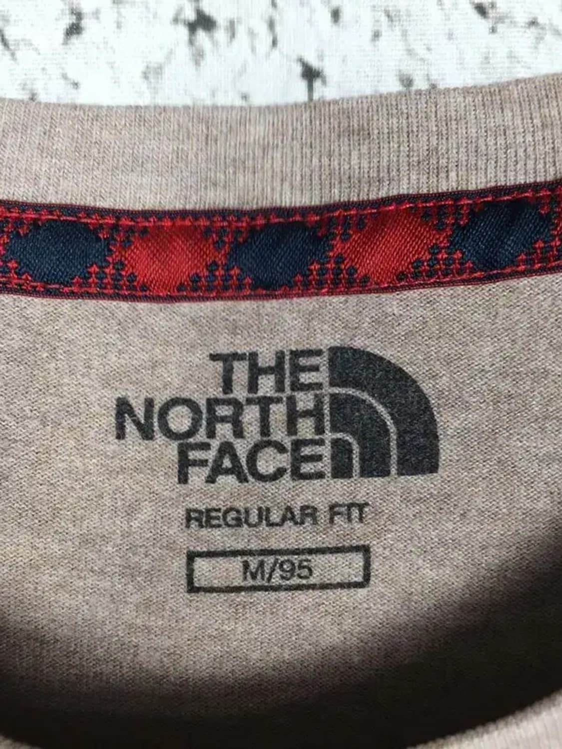 노스페이스 여성 포켓 긴팔 티 멜란지 베이지 M/95 2100153 상품이미지6