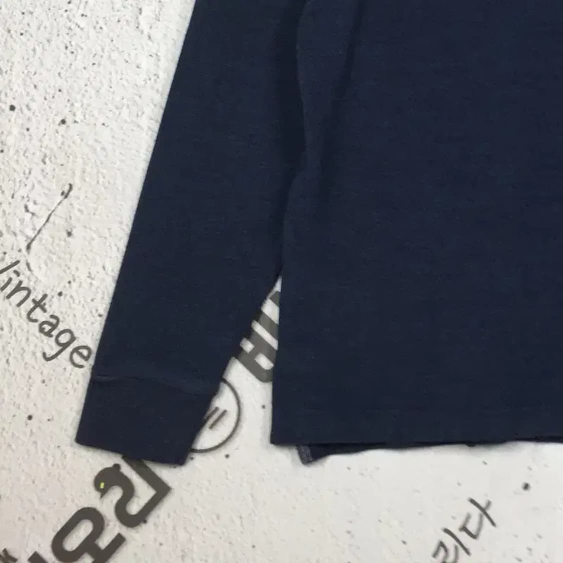 헤지스 캐쥬얼 PK 카라 긴팔 티 네이비 100 2100154 상품이미지6