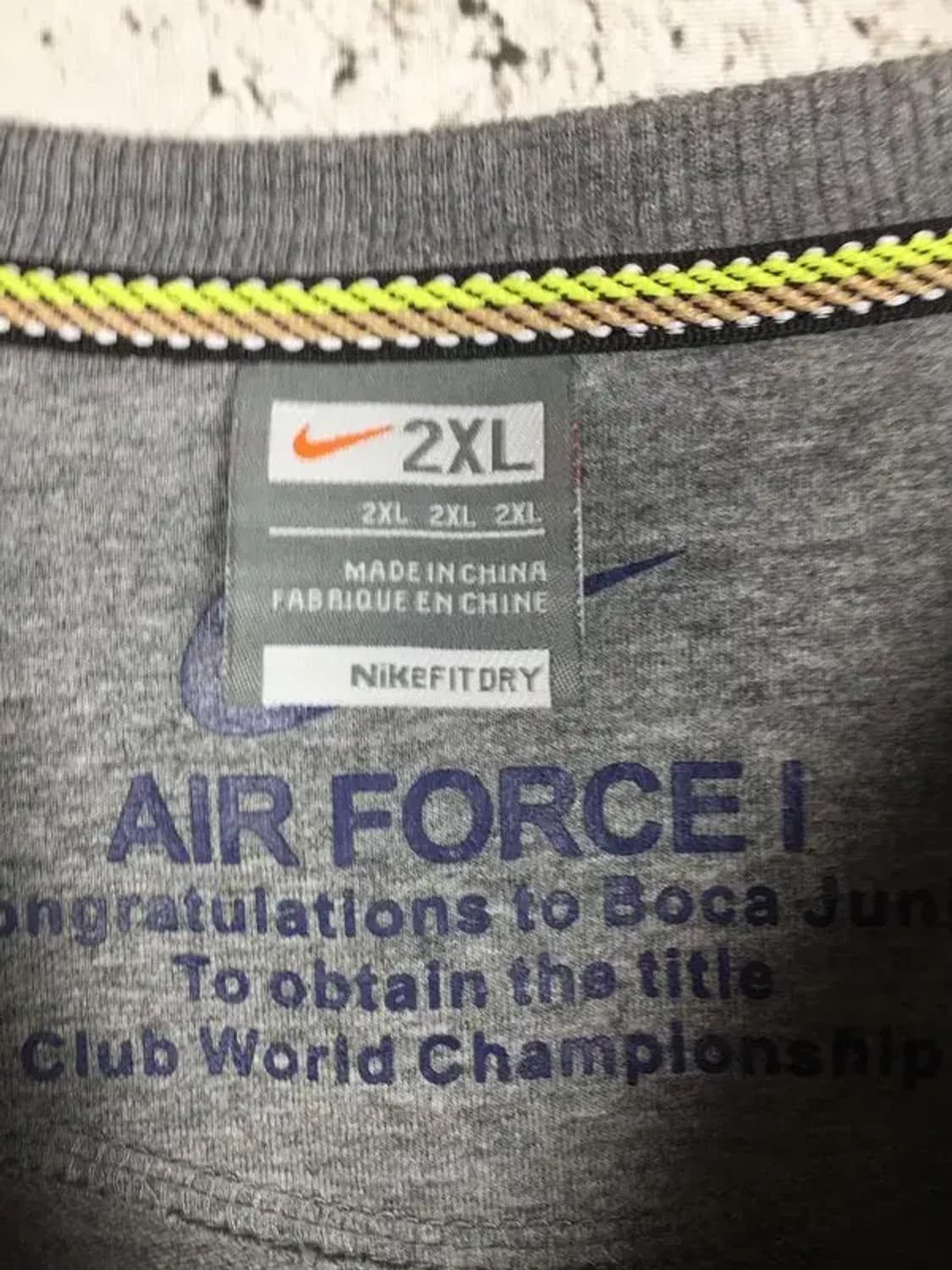 나이키 에어포스1 홀로그램 스우시 맨투맨 그레이 2XL 2200236 상품이미지6