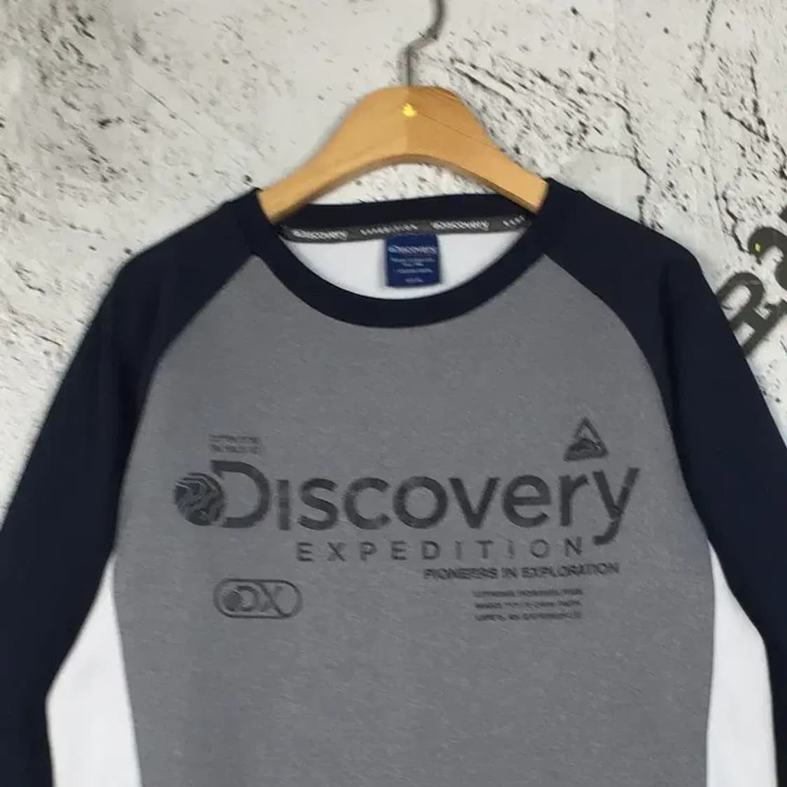 디스커버리 기모 아웃도어 기능성 긴팔 티 그레이 95 2100155 상품이미지5