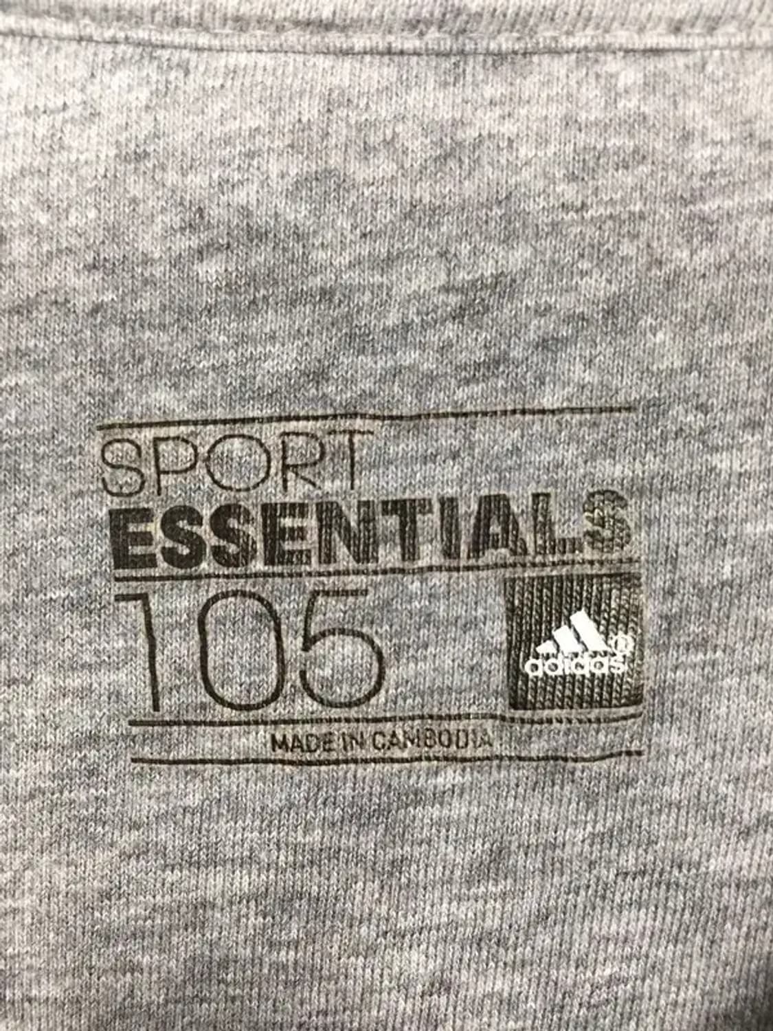 아디다스 에센셜 기모 포켓 맨투맨 라이트 그레이 105 2200237 상품이미지5