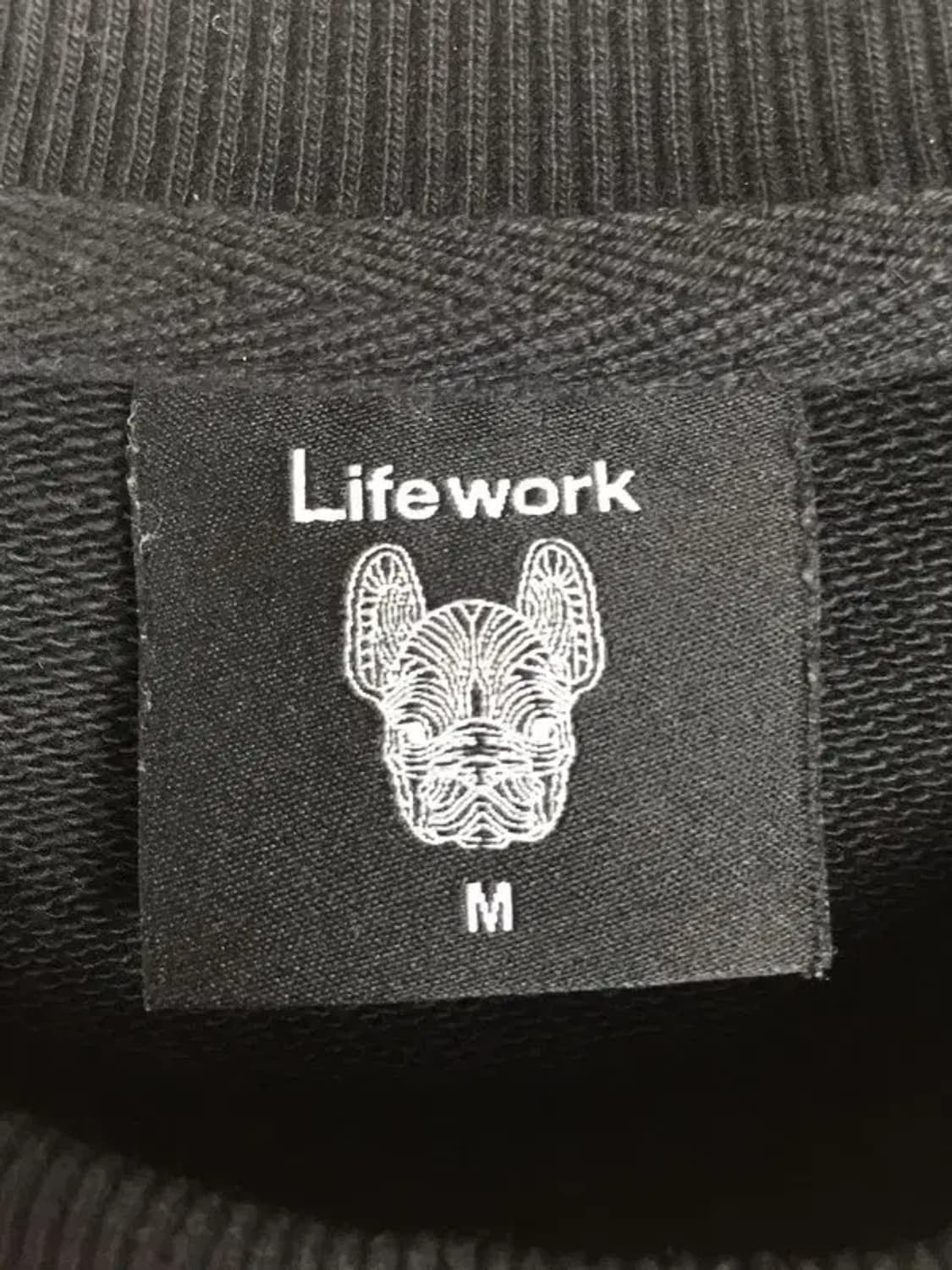 라이프워크 라독 빅로고 맨투맨 블랙 M 2200239 상품이미지9