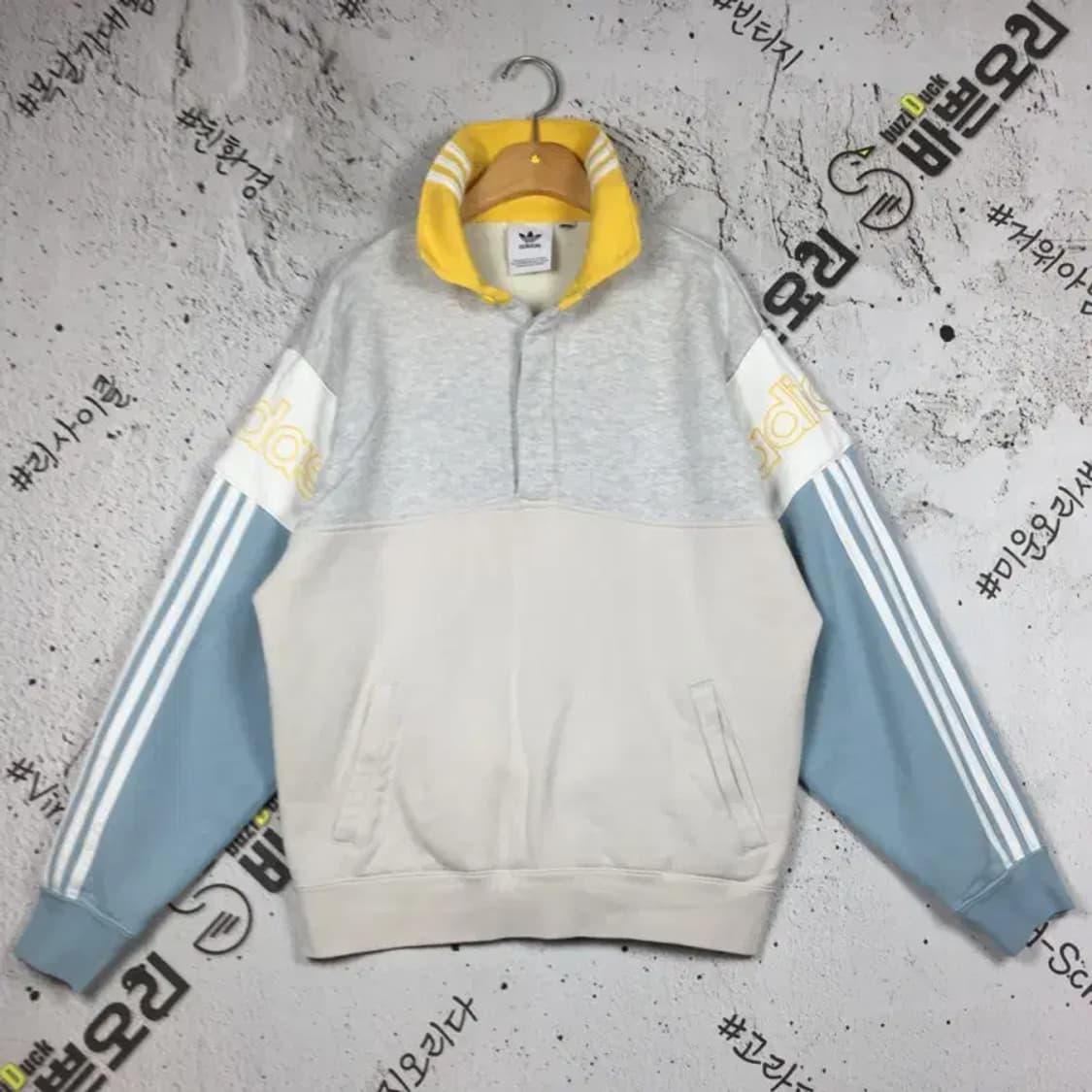 아디다스 럭비 카라 맨투맨 라이트 그레이 L 2200242 상품이미지1