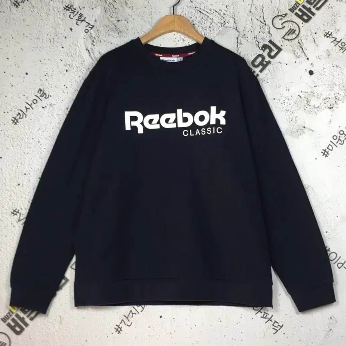 리복 클래식 빅로고 약기모 맨투맨 네이비 2XL 2200243 상품이미지1