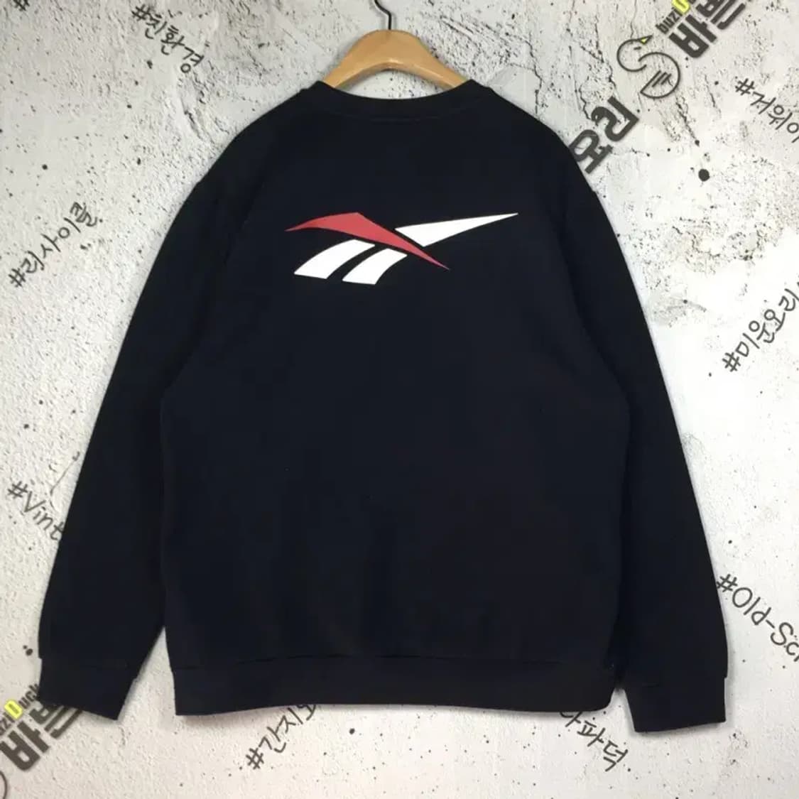 리복 클래식 빅로고 약기모 맨투맨 네이비 2XL 2200243 상품이미지2